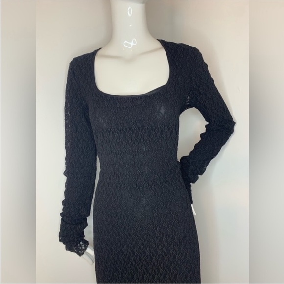 Dolce Gabbana black lace maxi dress - Picture 6 of 11